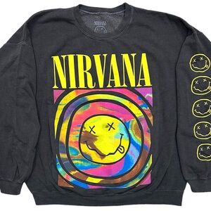 grey nirvana crewneck from urban outfitter’s